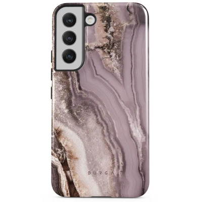 Afbeelding van Samsung Galaxy S22 Hoesje Kunststof Burga Hardcase/Backcover Golden Taupe Telefoonhoesje