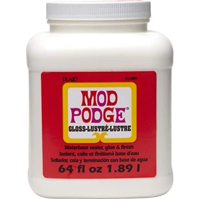 Afbeelding van Mod Podge Gloss Lijm vernis en sealer in één Glans 1,89 l