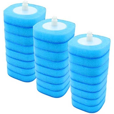 Afbeelding van Roellgs 24 stks Wegwerp Toiletborstel Vervanging Hoofd, Toilet Stick Borstel Hoofd (vervanging hoofd))
