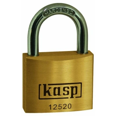 Afbeelding van Kasp K12520 Hangslot 20 mm Verschillend sluitend Goud geel Sleutelslot