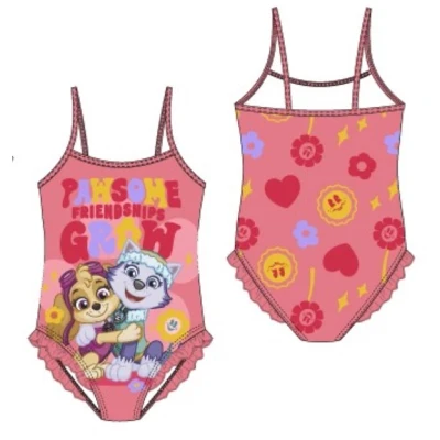 Afbeelding van PAW Patrol badpak roze maat 110 Skye en Everest zwempak