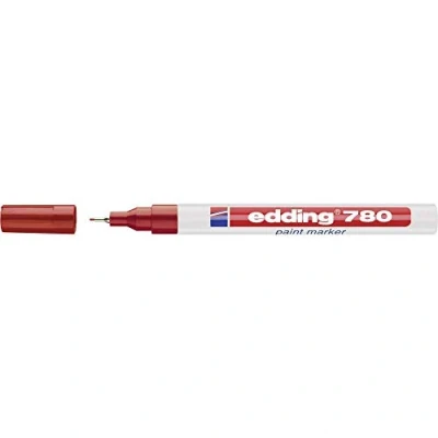 Afbeelding van Edding Lakmarker rood streepbreedte 0,8 mm ronde punt 10 stuks 4 780002