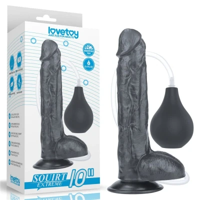 Afbeelding van Squirting Realistische Dildo Zwart 10