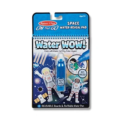 Afbeelding van Melissa &amp; Doug Kleurboek Water Wow Space Karton Blauw