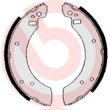 Afbeelding van Brembo Remschoen set S 24 502