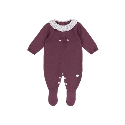 Afbeelding van Chicco Overall donkergroen / rosa bordeaux wit