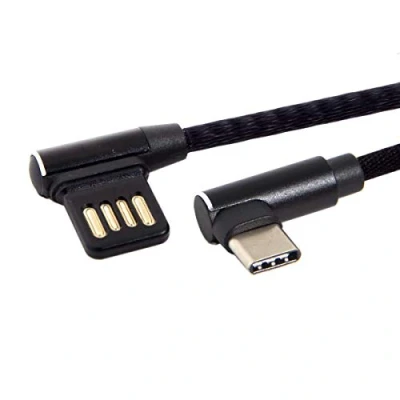 Afbeelding van Xiwai USB C 3.1 Type naar links gebogen 90 graden 2.0 datakabel (Type C)