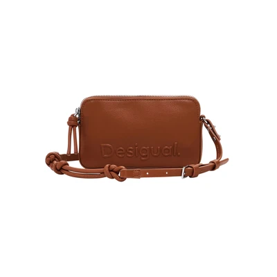 Afbeelding van Desigual Schoudertas, Dames, Maat: One Size, Brown