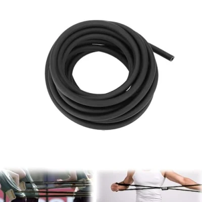Afbeelding van 3Meters/9.8FT Lengte Natuurlijke Latex Buis Chirurgische Band Rubber Slang ID 2mm OD 5mm (zwart)