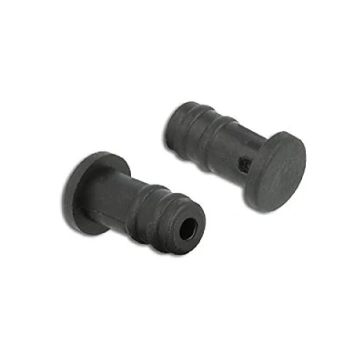 Afbeelding van Delock stofhoes voor 3.5 mm jack aansluiting 10 stuks zwart