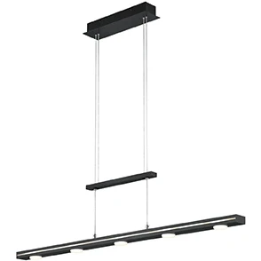 Afbeelding van TRIO Hanglamp Lacal Zwart 100 cm .