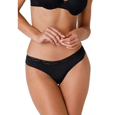 Afbeelding van Lovable Braziliaanse onzichtbare exclusieve slip voor dames, Zwart (004/Nero), L