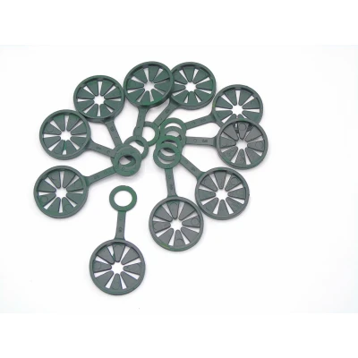 Afbeelding van Nature Kunststof Ring Wigwamconstructie Klim En Geleide Artikel 11 mm Groen 10 stuks