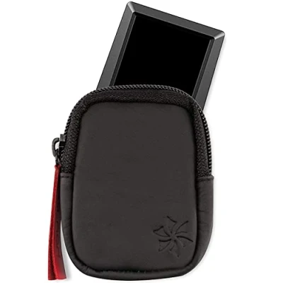Afbeelding van honju Bike tas van echt leer voor Bosch Kiox/Kiox 300 E Display (Displaybescherming, binnenzak sleutels, bescherming tegen krassen &amp; vuil), zwart, ook geschikt Z20 Neodrives