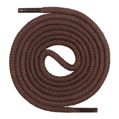 Afbeelding van Mount Swiss Ronde premium veters van 100% katoen zeer scheurvast kleur donkerbruin lengte 120 cm