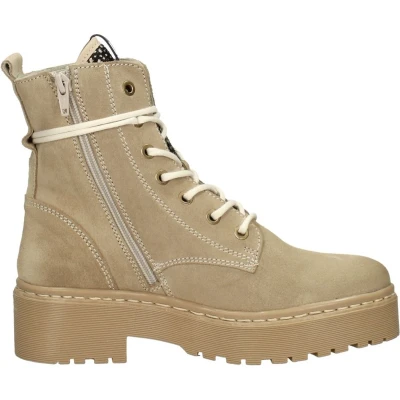 Afbeelding van Maruti Tripp Veterboots, Dames, Maat: 41, Beige / pixel black Veloursleer