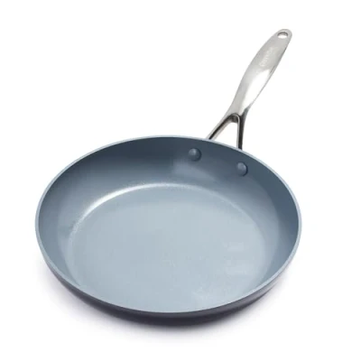 Afbeelding van GreenPan Valencia Pro Aluminium Koekenpan Ø30 cm PFAS vrij inductie Ovenbestendig 220 graden Vaatwasserbestendig RVS handvaten Grijs