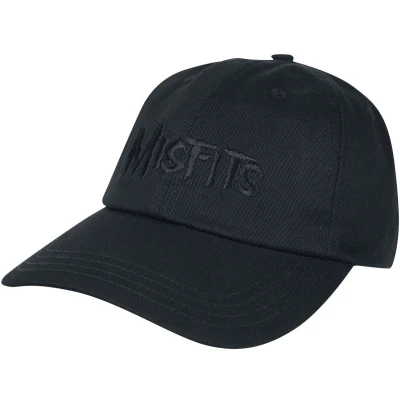 Afbeelding van Misfits Logo Cap zwart Katoen Band merch, Bands