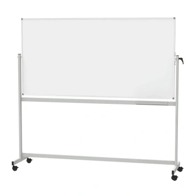 Afbeelding van Verrijdb Whiteb MAULstandaard, kantelbaar, 100 x 200, emaille