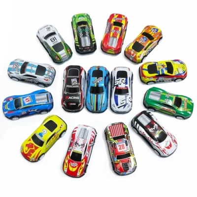 Afbeelding van BECILES 15 stuks stuntspeelgoedauto legering, kleine speelgoedauto&#039;s, metaal, mini speelgoedauto&#039;s voor het leerspel van peuters (gemengde stijl)