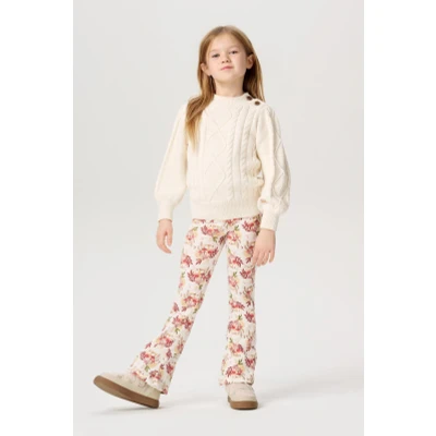 Afbeelding van Noppies Legging Jermyn flared fit allover print Meisjes Broek Maat 92