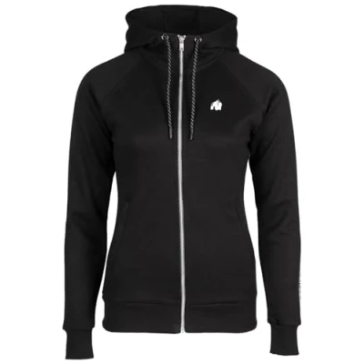 Afbeelding van Gorilla Wear Marion Sweater met rits, Dames, Maat: Medium, Black