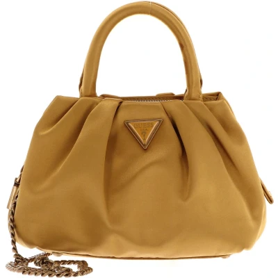 Afbeelding van GUESS Schoudertas Handtas Tori Mini Frame Satchel Bag Topaz Goudkleurig
