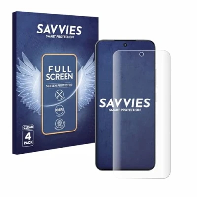 Afbeelding van Savvies Screenprotector voor Xiaomi 15 Folie Beschermfolie transparant volledig dekking (4 Stuks)