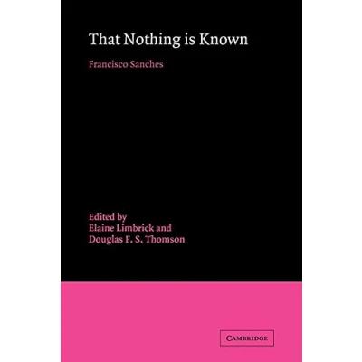 Afbeelding van That Nothing is Known