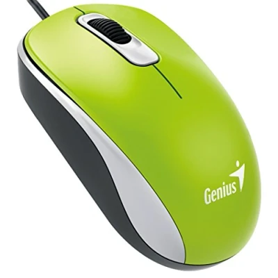 Afbeelding van Genius DX 110 muis Ambidextrous USB Type A Optisch 1000 DPI (Bedraad), Muis, Groen
