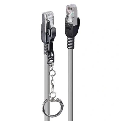 Afbeelding van Lindy 15m Cat.6A S/FTP LSZH Network Security Cable, Grey
