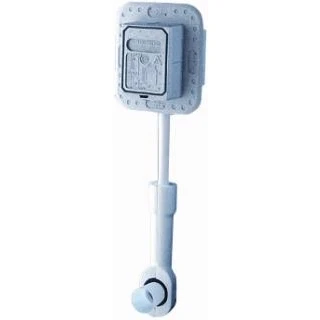 Afbeelding van Grohe inbouwset wc drukspoeler 3/4&quot; m/stopkraan z/bed.plaat