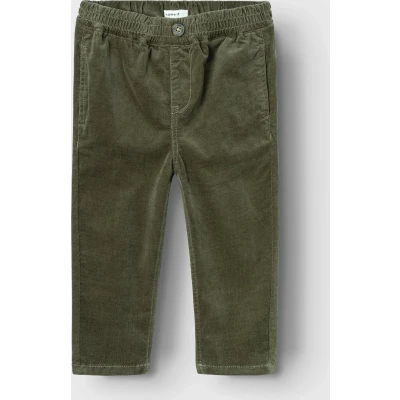 Afbeelding van Name it broek jongens groen NMMben cord maat 92