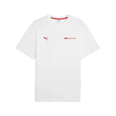 Afbeelding van F1Â® ESS+ Relaxed T shirt met print voor Heren, Wit, Maat XL PUMA