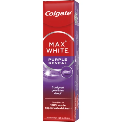 Afbeelding van 12x Colgate Tandpasta Max White Purple Reveal 75 ml