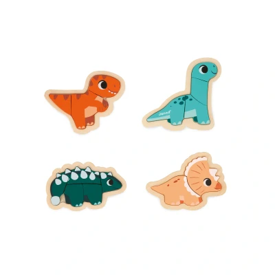 Afbeelding van Janod puzzel dino&#039;s 2, 3, 4, 5st