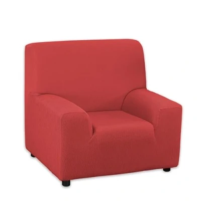 Afbeelding van Martina Home Emilia Elastische bankovertrek, rood, 1 zits