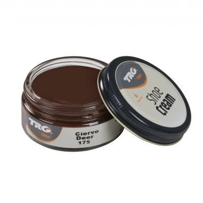 Afbeelding van TRG schoencrème met bijenwas herten bruin 50 ml