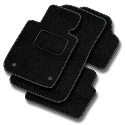 Afbeelding van M MOTOS velours standaard vloermatten auto compatibel met BMW 5 Serie E61 2003 2010 Standard, Geweven, Grijs Ervaar nieuw rijcomfort een vloermattenset voor uw