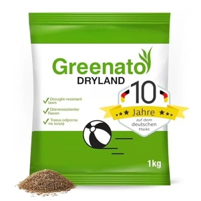 Afbeelding van 1 kg Graszaad Greenato Dryland droogtebestendig Gras Gazonzaad