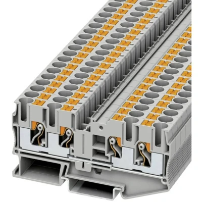 Afbeelding van Phoenix Contact PT 6 QUATTRO 3212934 Doorgangsklem Aantal polen: 4 0.5 mm² Grijs 50 stuk(s)