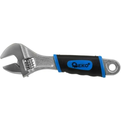 Afbeelding van GEKO Verstelbare moersleutel 0 19 mm slipvast handvat 15 cm roestbestendig