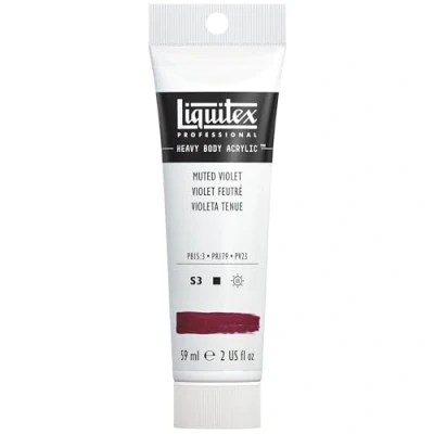 Afbeelding van Liquitex 1040502 Professional Heavy Body acrylverf in kunstenaarskwaliteit met uitstekende lichtechtheid en boterachtige consistentie, 59ml Tube, Muted Violet