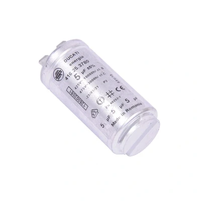 Afbeelding van AEG 1250020516 aanloopcondensator wasdroger 5UF 425/475V condensator, 5MF ducati