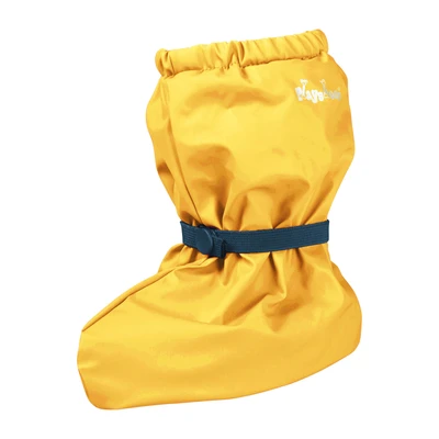 Afbeelding van Playshoes Unisex baby regenvoeten met fleece voering, Oeko Tex Standard 100 kruipschoenen, geel, Small