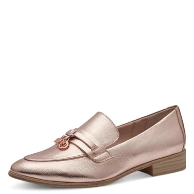 Afbeelding van MARCO TOZZI Loafers by Guido Maria Kretschmer 2 24308 42 dames, Metallic Rose, 38 EU