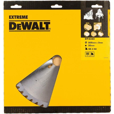 Afbeelding van DeWalt Accessoires Cirkelzaagblad 305x30x48t, wisseltand, positief 10, kerf 3,0mm DT4340 QZ