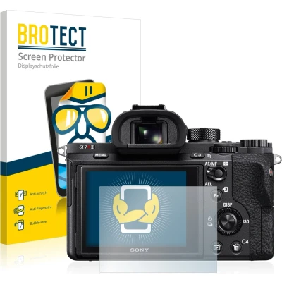 Afbeelding van BROTECT Screenprotector voor Sony Alpha 7R II Folie Beschermfolie transparant (2 Stuks)