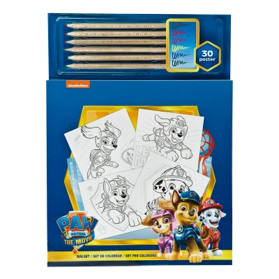 Afbeelding van Paw Patrol Kleurboek Met 6 Kleurpotloden