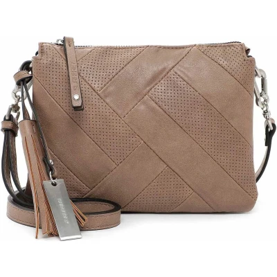 Afbeelding van SURI FREY Schoudertas Lyndsey Handbag With Zipper Darktaupe Lichtbruin